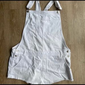American Eagle White Overalls XXL - fit like L/XL